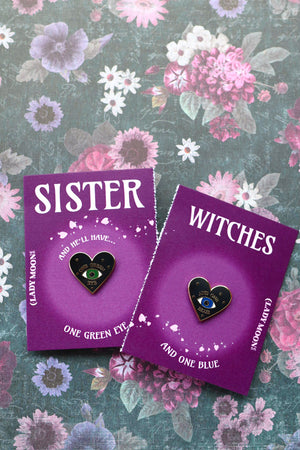 SISTER WITCHES BFF PIN SET