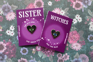SISTER WITCHES BFF PIN SET