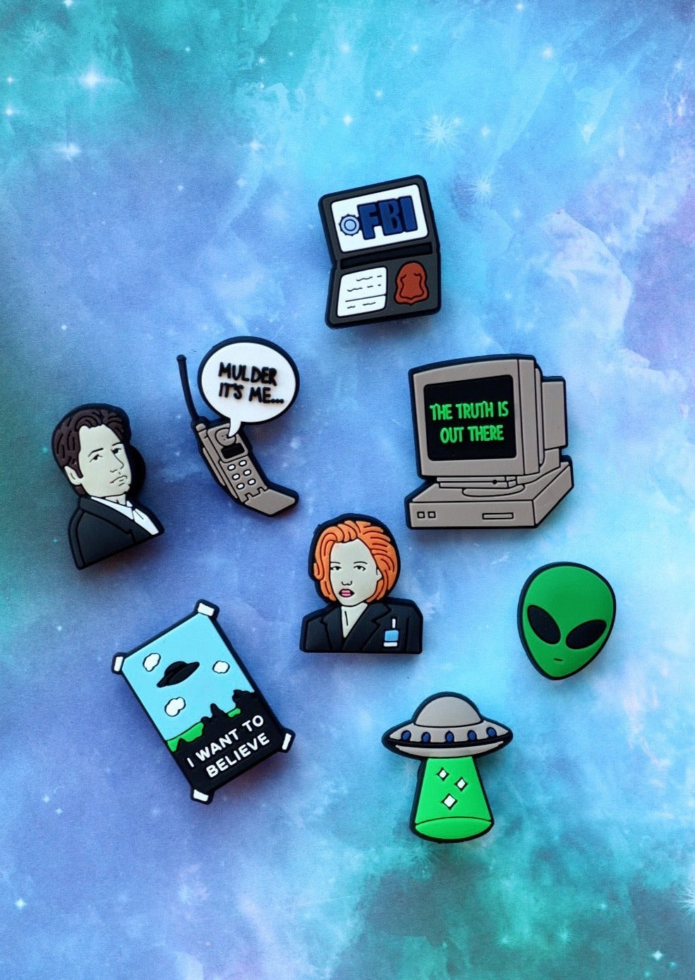 Ex-Files Shoe Charms - Lady Moon Co.®