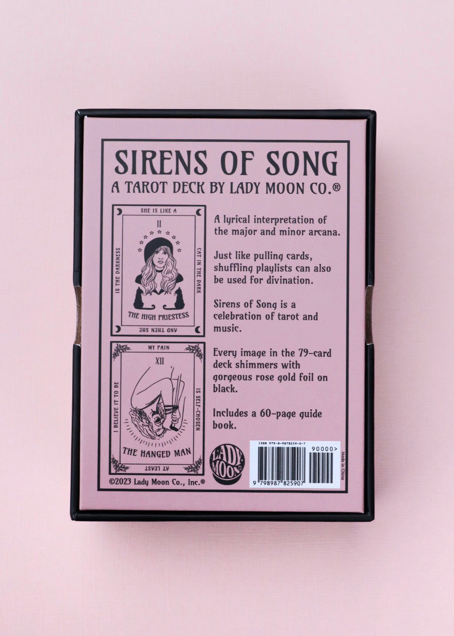 Sirens Of Song Tarot Deck (Rose Gold)