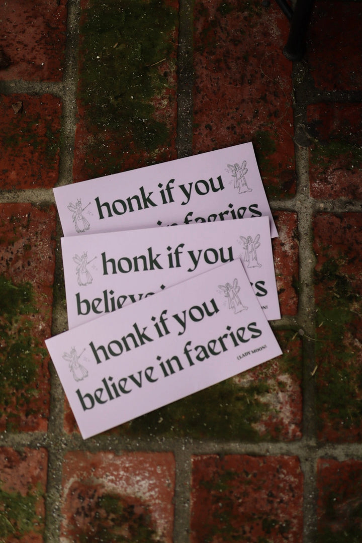 Believe In Faeries Bumper Sticker