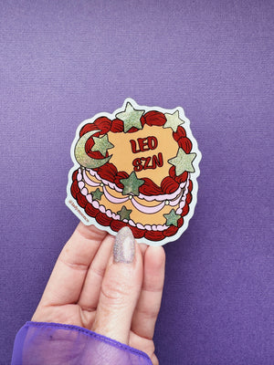 Zodiac Birthday Cake Stickers