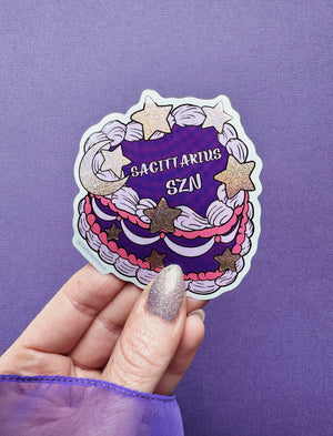 Zodiac Birthday Cake Stickers