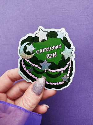 Zodiac Birthday Cake Stickers