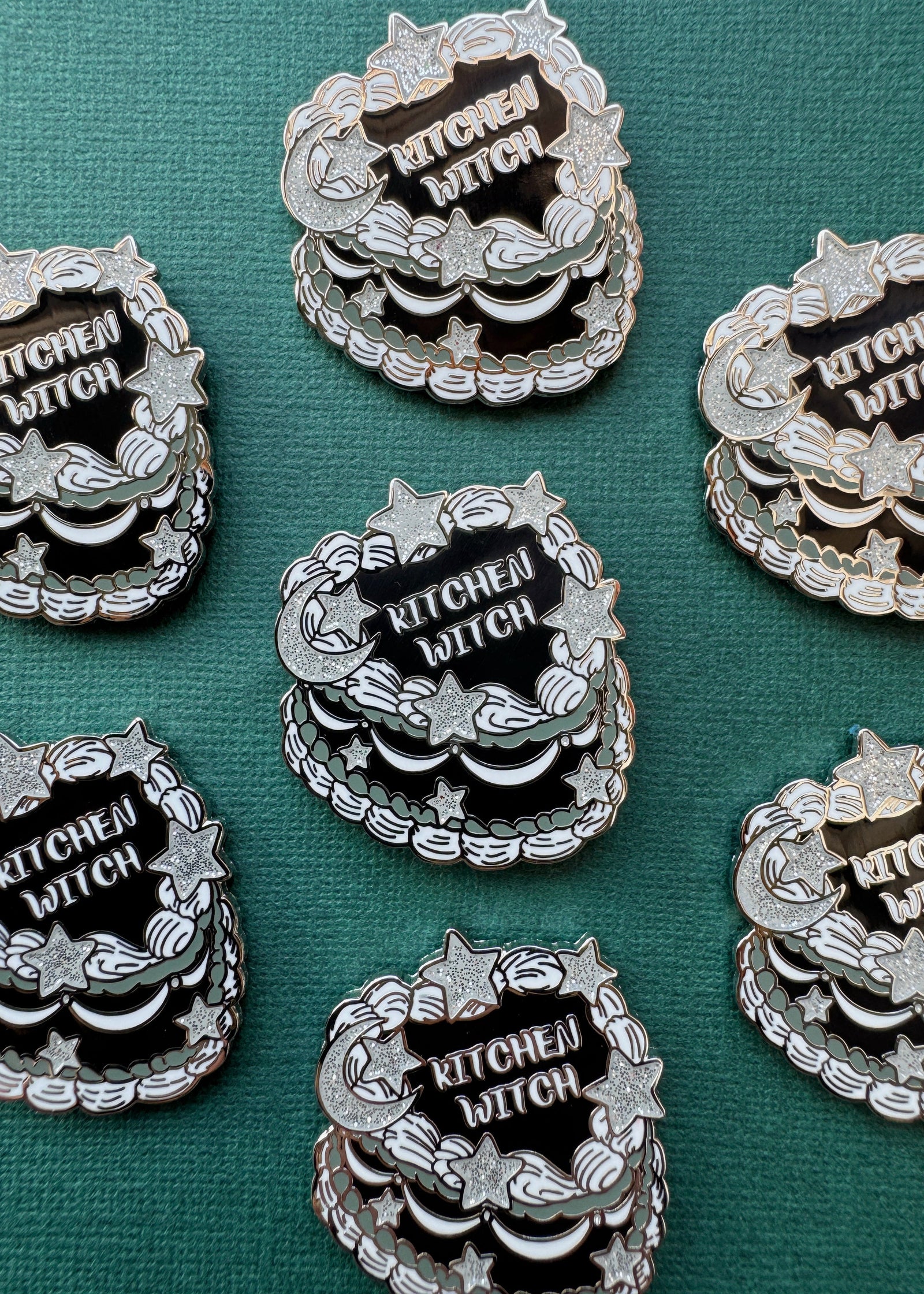 Kitchen Witch Cake Pin