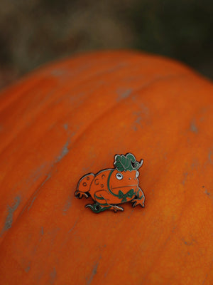 Pumpkin Toad Pin