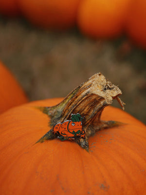 Pumpkin Toad Pin