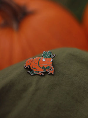 Pumpkin Toad Pin