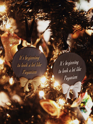 Merry Witchmas Yule Ornament