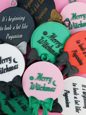 Merry Witchmas Yule Ornament