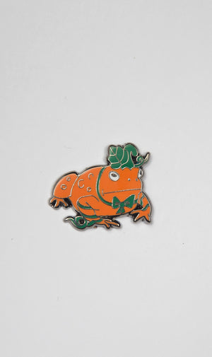 Pumpkin Toad Pin