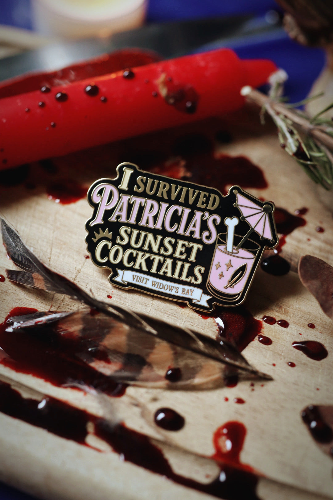Patricia's Sunset Cocktails Pin (Limited Edition)
