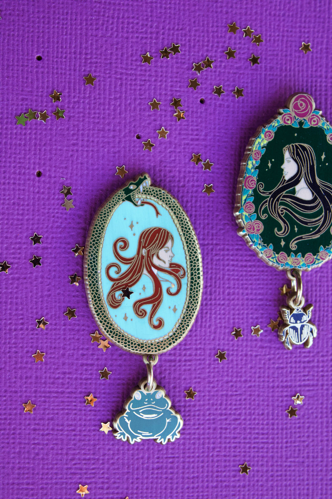 Witch Sisters Pin Set