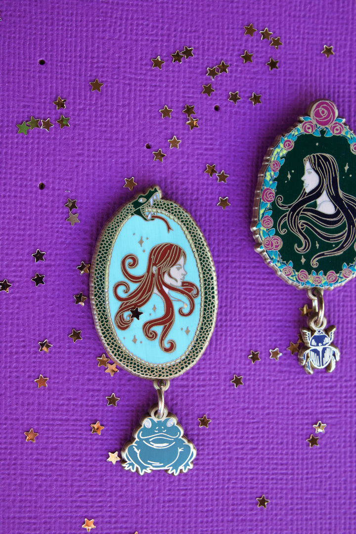 Witch Sisters Pin Set