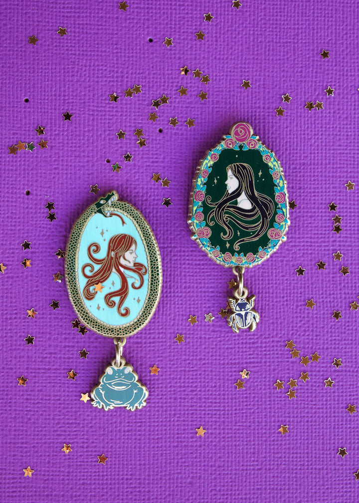 Witch Sisters Pin Set