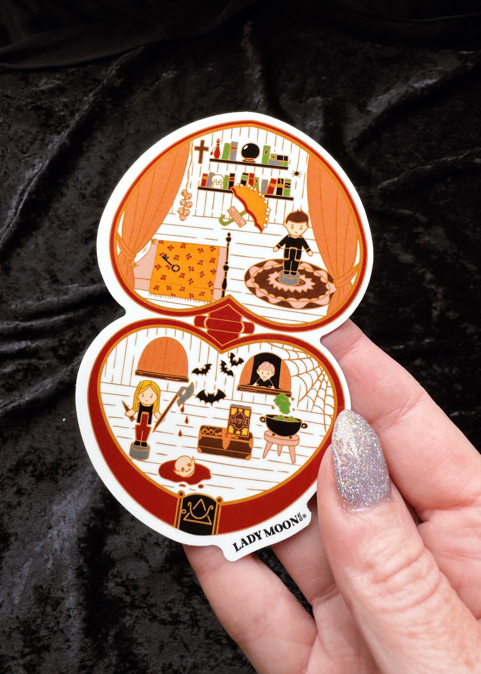 90's Witch Vampire Slayer Sticker