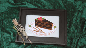 Chocolate Cake For Breakfast Print