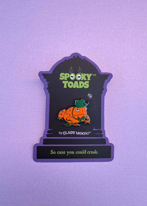Pumpkin Toad Pin