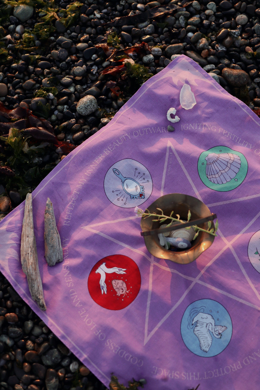 Aphrodite Altar Cloth Bandana