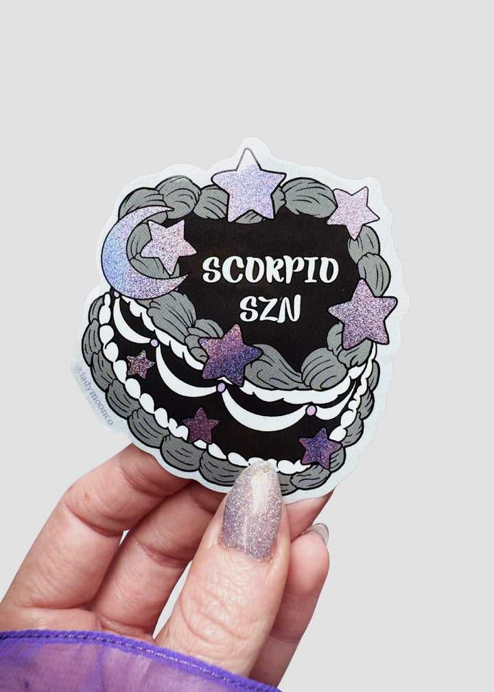 Zodiac Birthday Cake Stickers