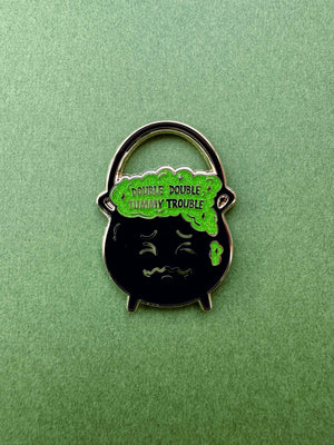 Tummy Trouble Cauldron Pin