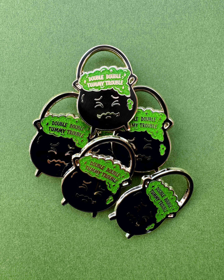 Tummy Trouble Cauldron Pin