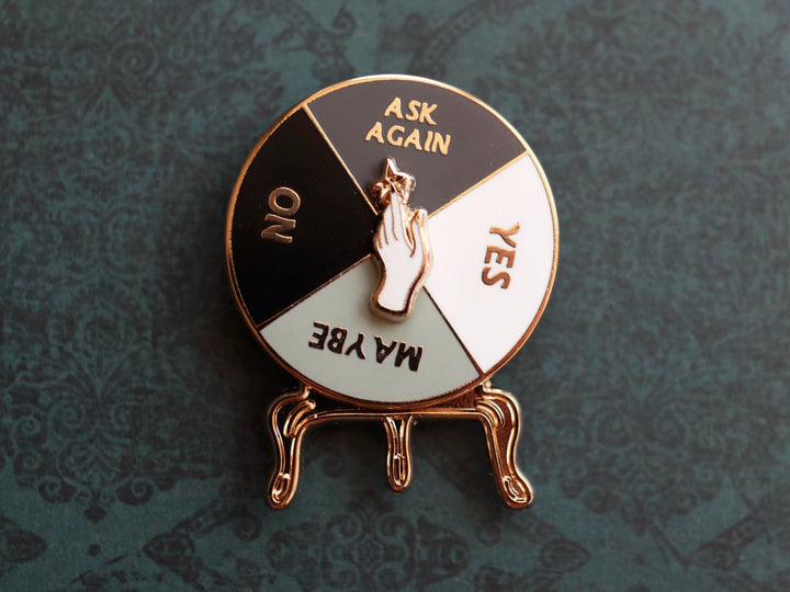 Crystal Ball Spinner Pin