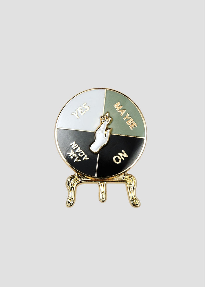 Crystal Ball Spinner Pin