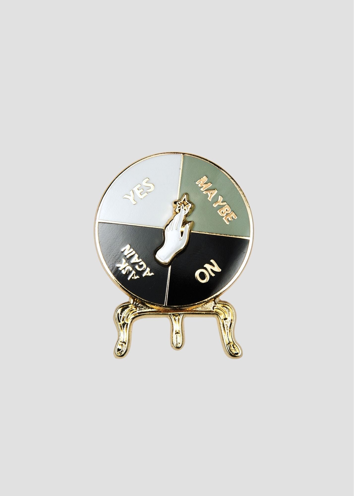 Crystal Ball Spinner Pin