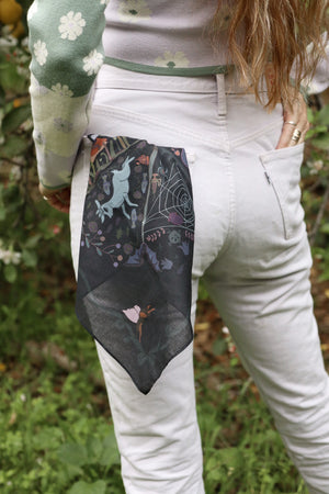 Wheel Of The Fae Altar Cloth Bandana