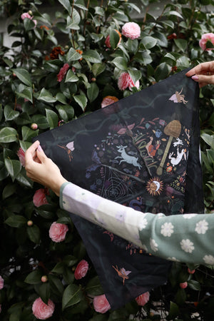 Wheel Of The Fae Altar Cloth Bandana