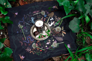 Wheel Of The Fae Altar Cloth Bandana