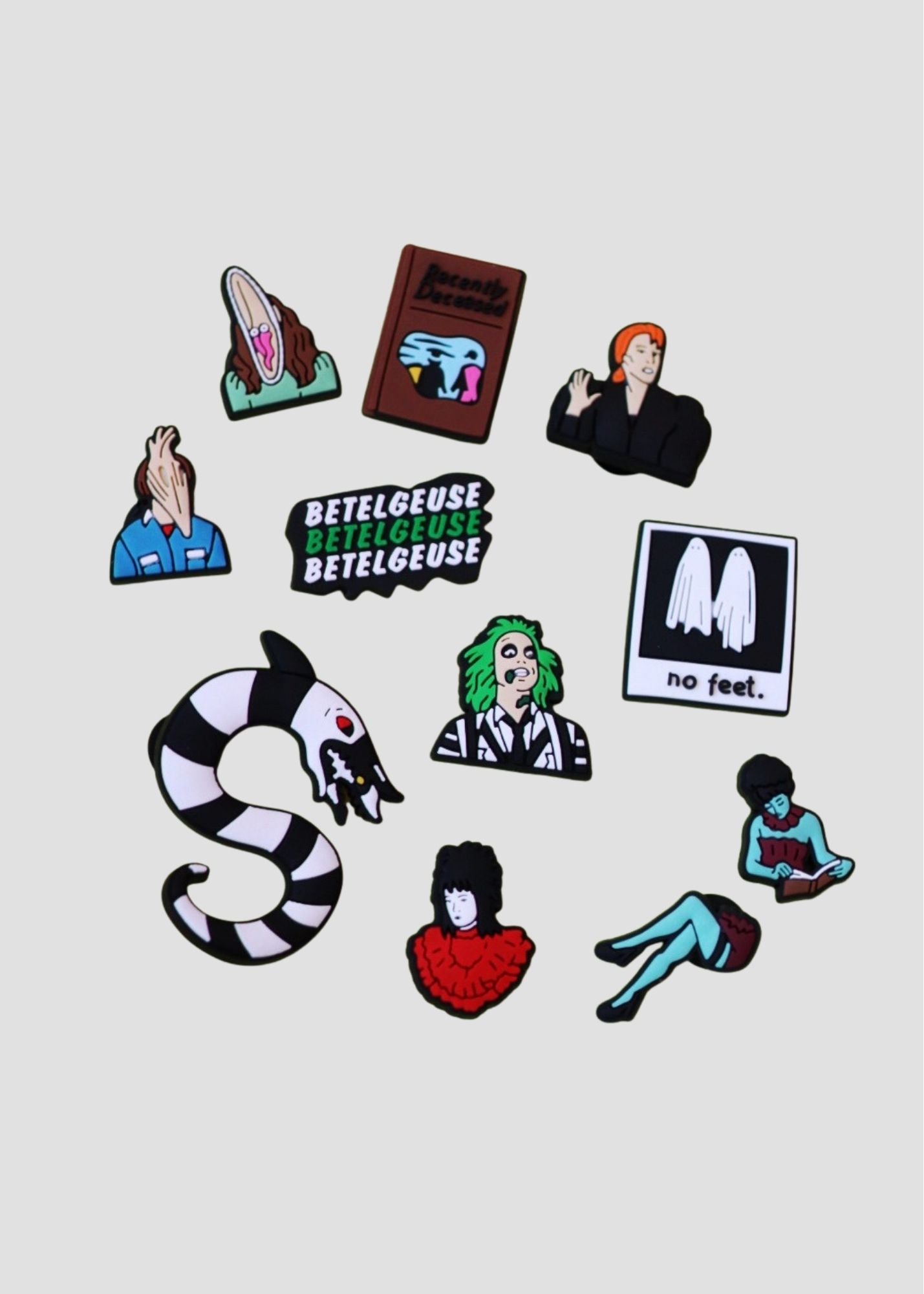 Bug Ghost Guy Shoe Charms