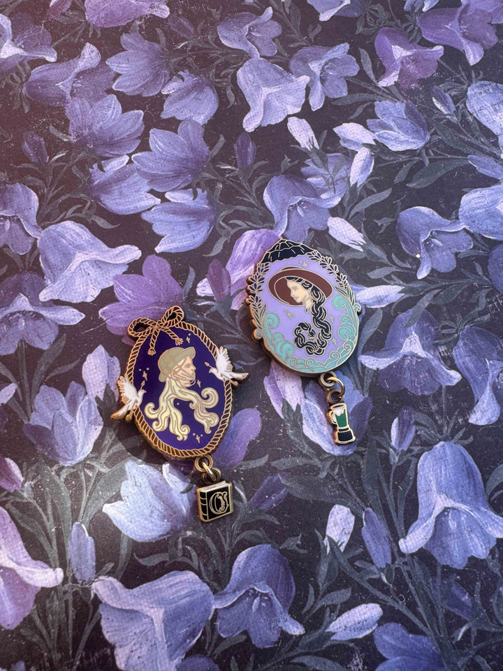 Witchy Aunts Pin Set