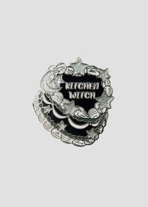 Kitchen Witch Cake Pin