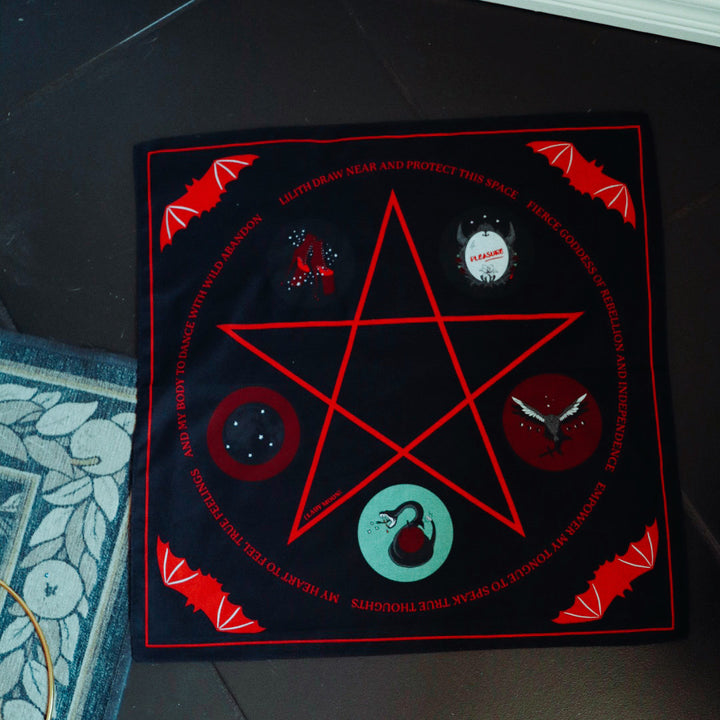Lilith Altar Cloth Bandana