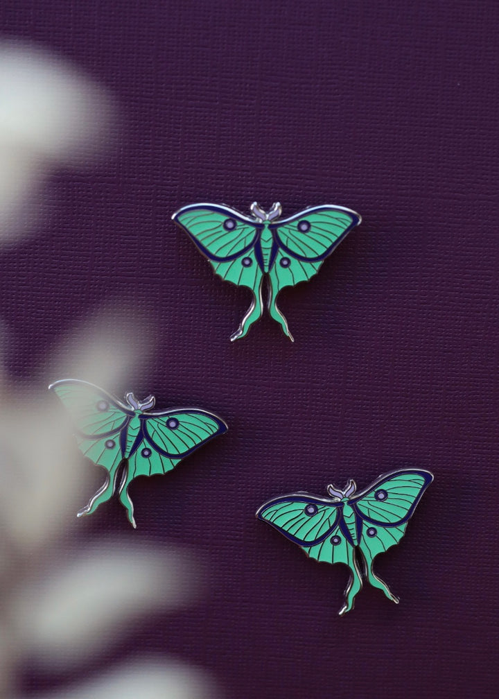 Luna Moth Pin