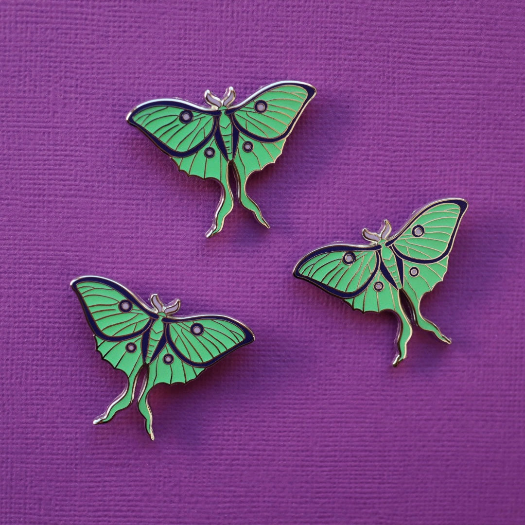 Luna Moth Pin