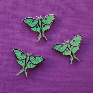 Luna Moth Pin