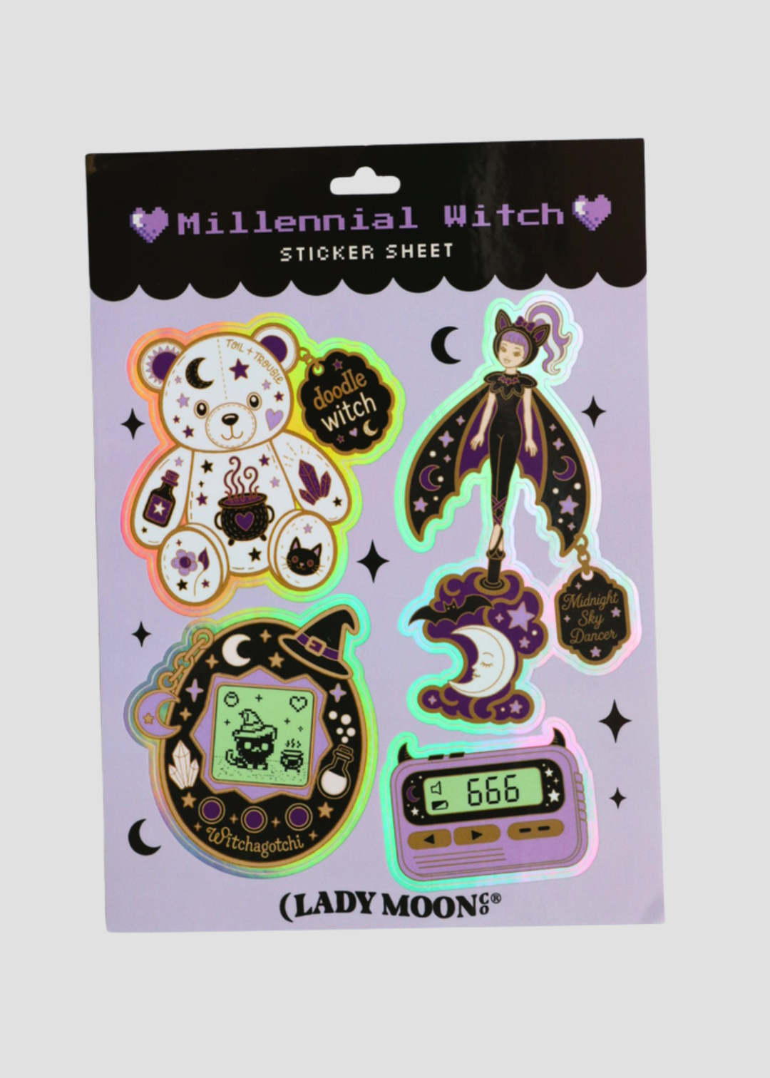 Millennial Witch Sticker Sheet
