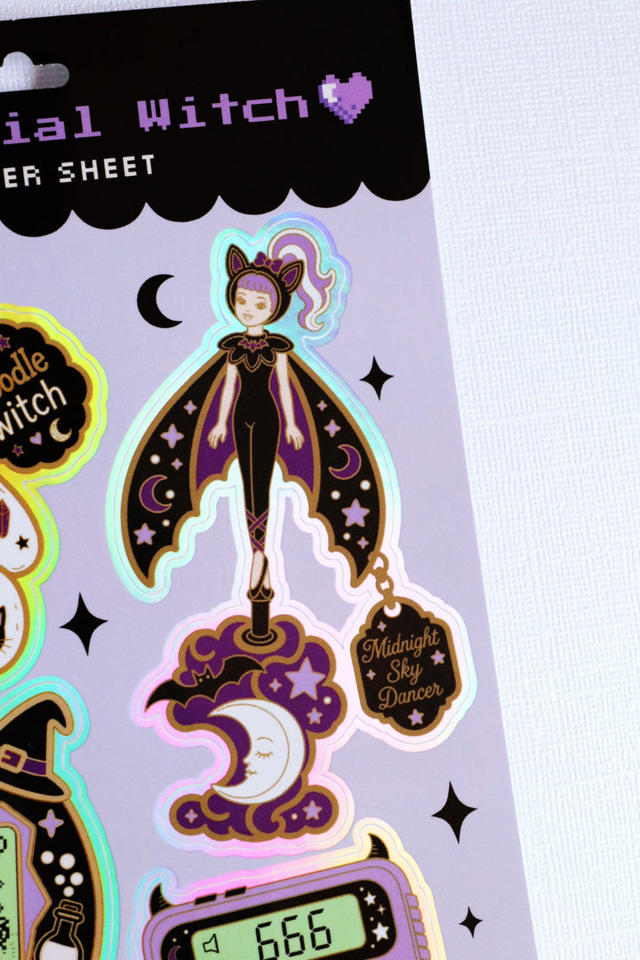 Millennial Witch Sticker Sheet