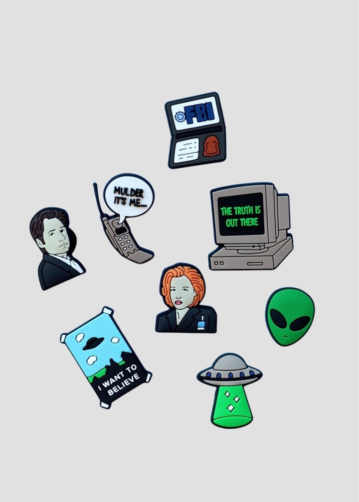 Ex-Files Shoe Charms
