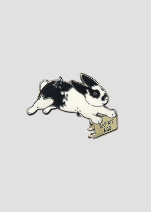 Eat My Ass Bunny Pin