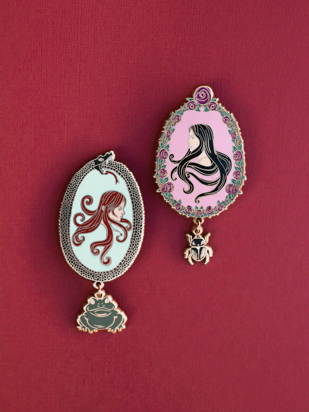Witch Sisters Pin Set