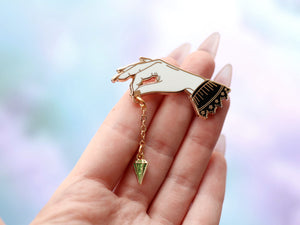 Pendulum Hand Divination Pin