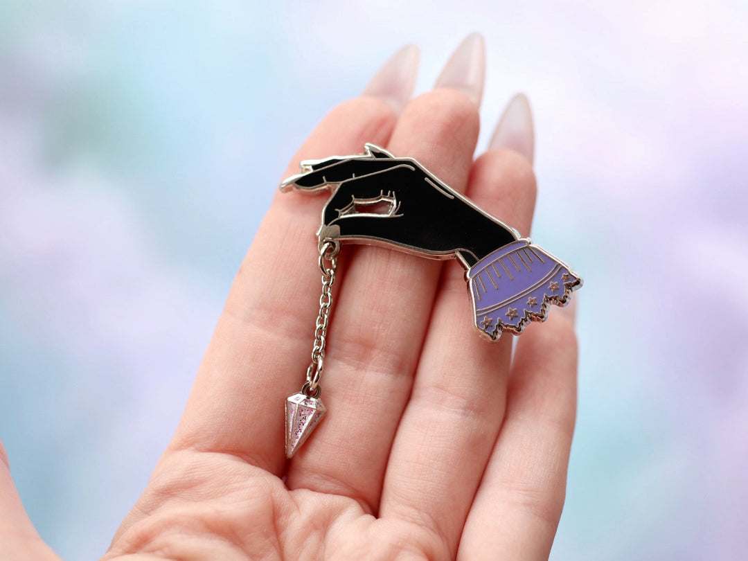 Pendulum Hand Divination Pin