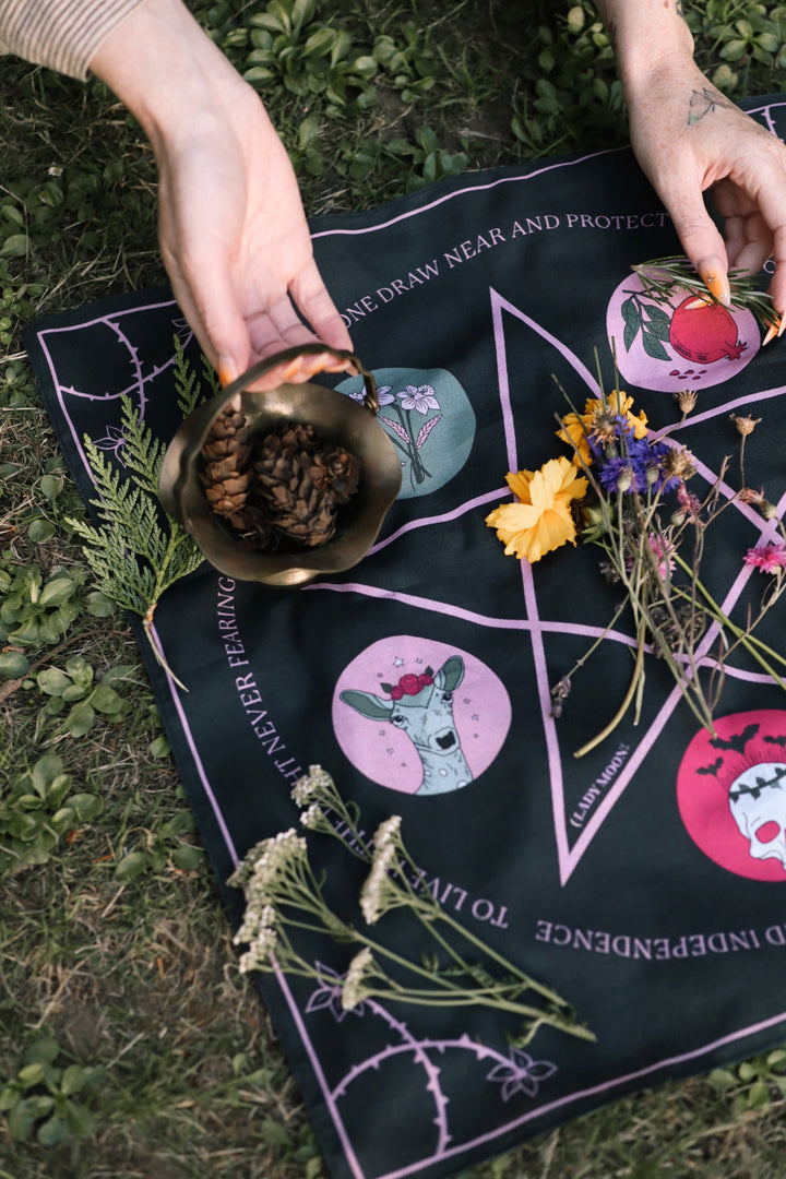 Persephone Altar Cloth Bandana