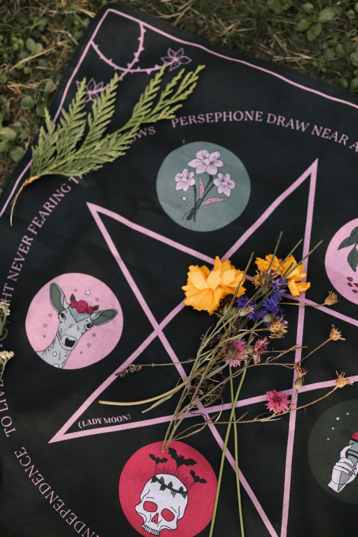 Persephone Altar Cloth Bandana