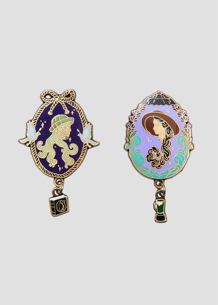 Witchy Aunts Pin Set