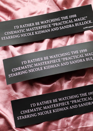 Practical Magic Movie Bumper Sticker